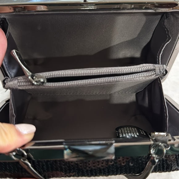 Mini bag with sequins for party - Picture 5 of 16